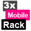 2x ODD bays to 3x 3.5" hot-swap HDD bays Mobile Rack Cage