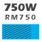 750W RM750 80 PLUS&reg; Gold Certified Fully Modular Power Supply