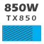850W TX850M 80 PLUS&reg; Bronze Certified High Performance Modular Power Supply